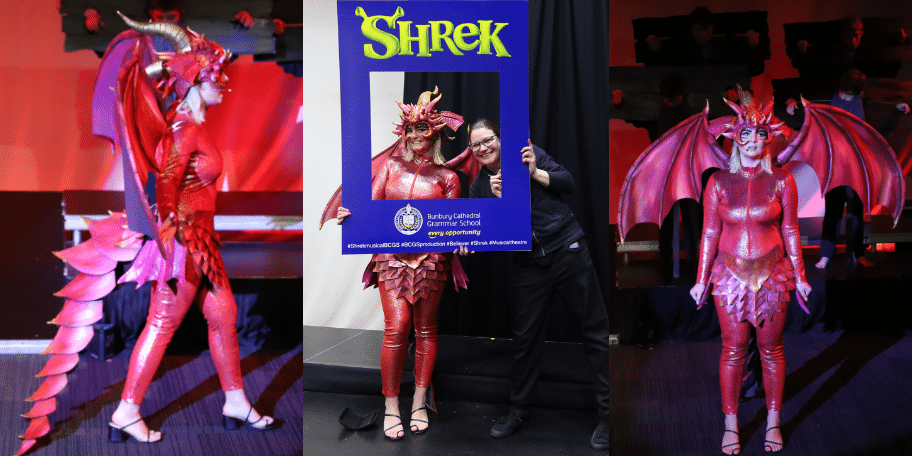 Shrek The Musical: The creation of the Dragon costume – Bunbury Cathedral  Grammar School